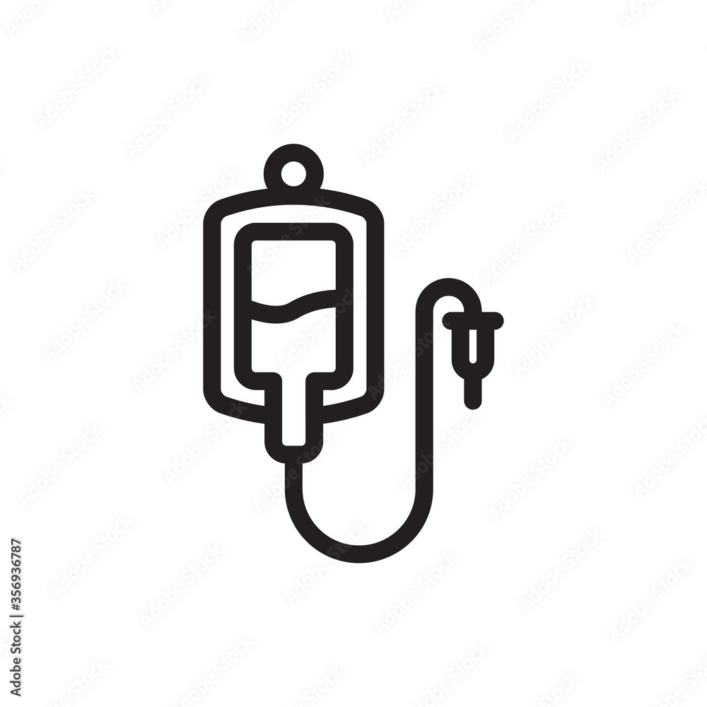 blood bag icon logo illustration related to medical devices blood bag icon logo illustration related to medical devices