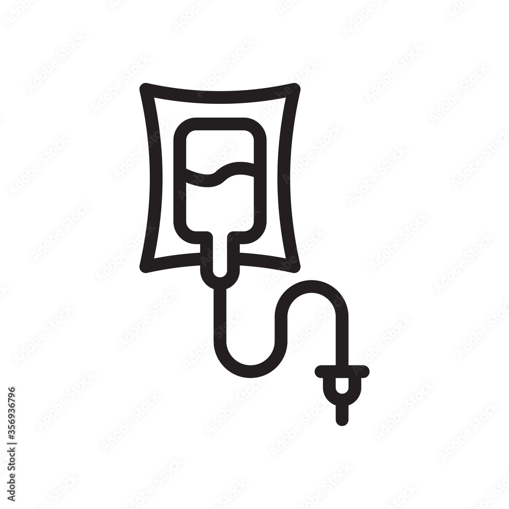 blood bag icon logo illustration related to medical devices blood bag icon logo illustration related to medical devices