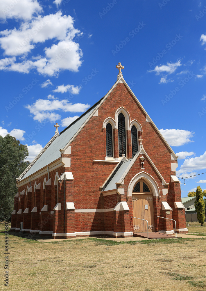 The historic St Attractas Catholic church (built 1898) in Violet Town, Victoria, Australia. The historic St Attractas Catholic church (built 1898) in Violet Town, Victoria, Australia.
