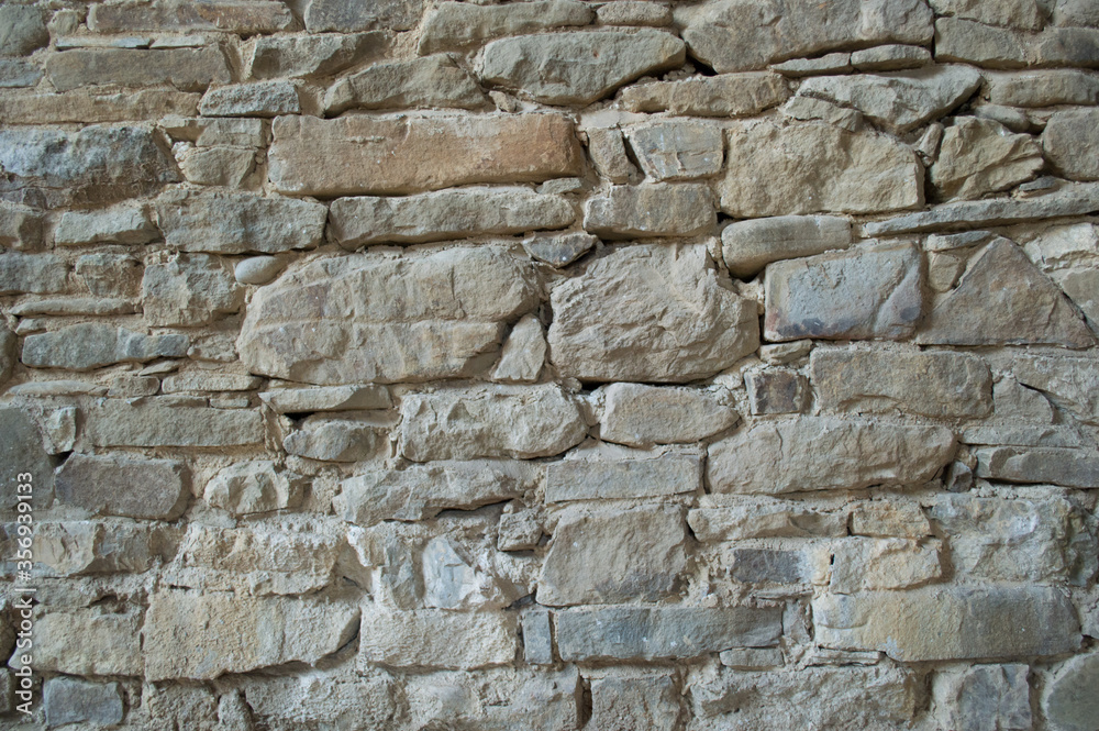 Ancient stone wall in ruins in Slovakia Ancient stone wall in ruins in Slovakia