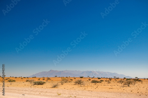 A gravel road in Namibia  Africa