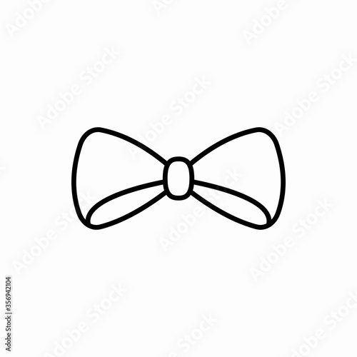 Outline bow tie icon.Bow tie vector illustration. Symbol for web and mobile