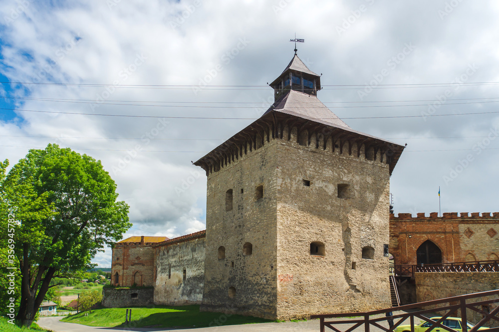 Old fortress in the village of Medzhibizh Ukraine preserved in its original form