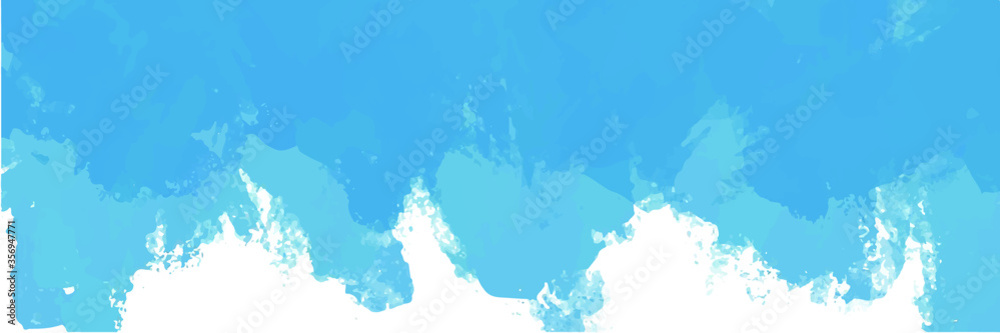Obraz premium Blue watercolor background for textures backgrounds and web banners design 