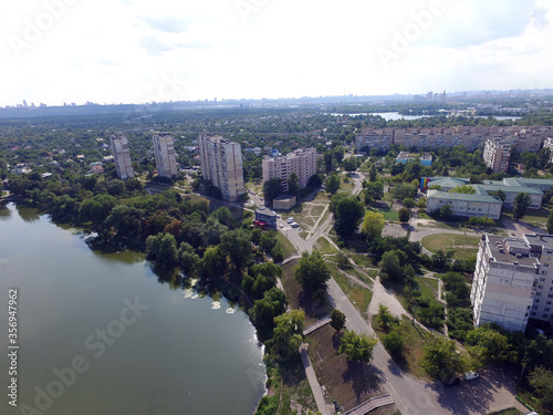 Residential area of Kiev (drone image). © Sergey Kamshylin