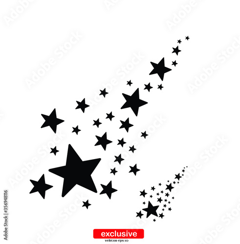 star icon. icon.Flat design style vector illustration for graphic and web design.	
