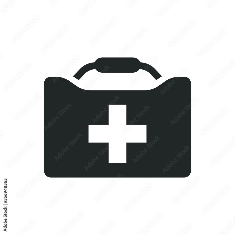 Obraz premium First aid kit icon