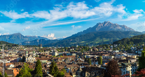 Panoramic view of Lucerne