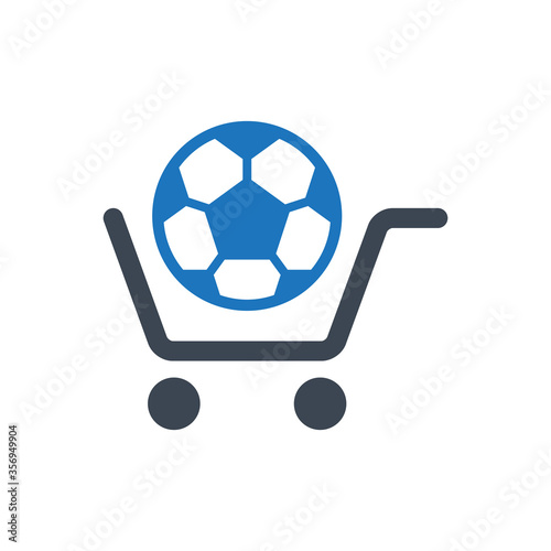 Sports shopping icon