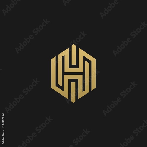 Letter H logo icon design template elements - vector sign
