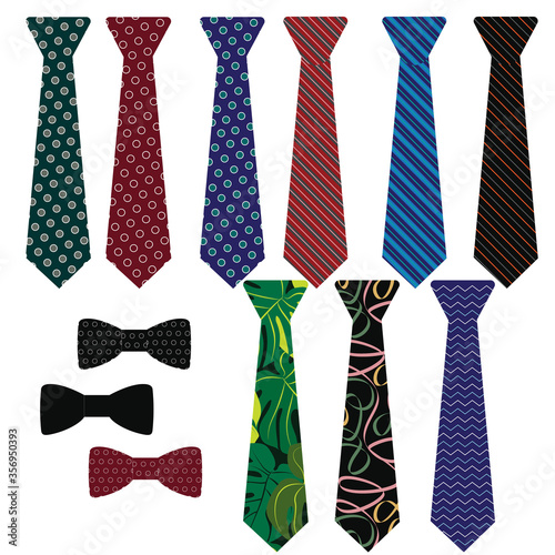 Fotografia set of men's ties
