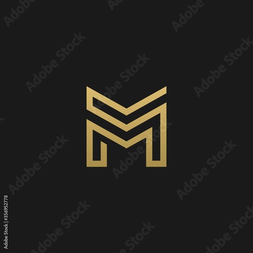 Letter M logo icon design template elements - vector sign