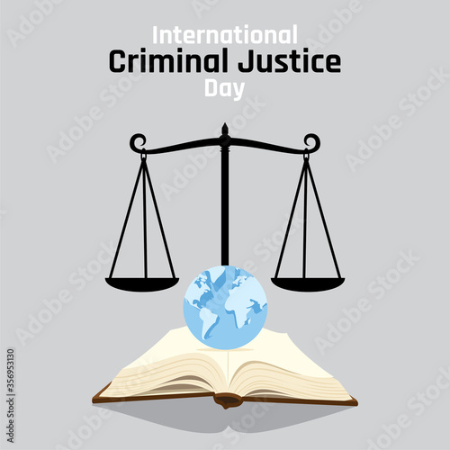 international criminal justice day poster