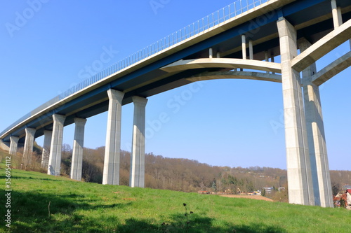 Highway Bridge over the Lockwitztal valley near Dresden, Germany, Europe © Dynamoland