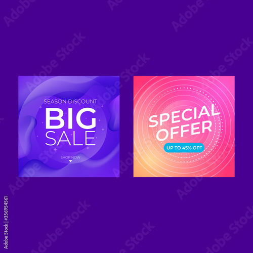 promotion square web banner social media