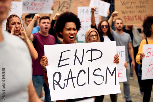 End racism once and for all! © Drazen