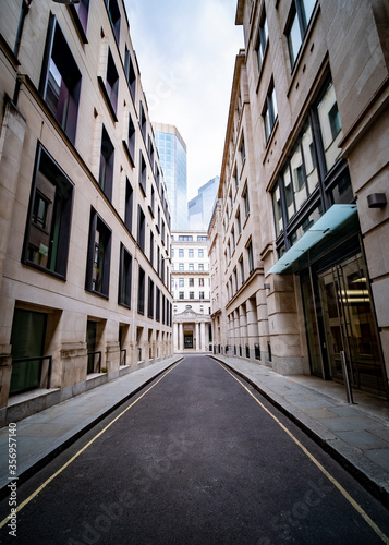 Empty London city street © William