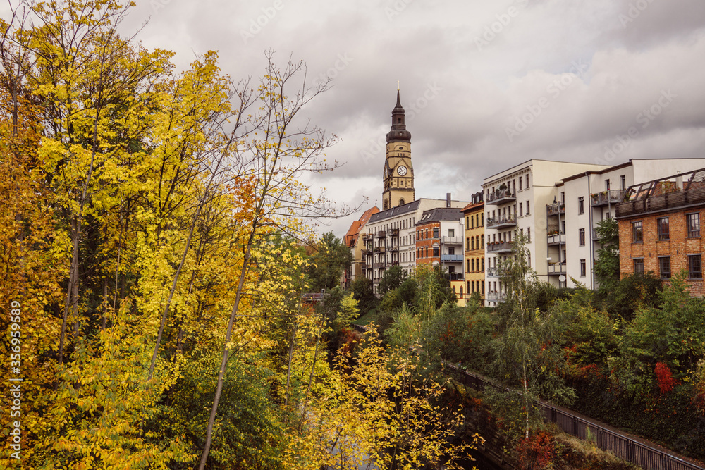 Leipzig Plagwitz in autumn