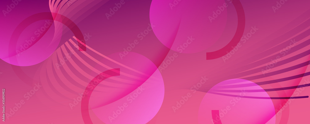 Color Flow Wave. Pink Geometric Landing Page. 3d Color Flow Wave. Pink Geometric Landing Page. 3d