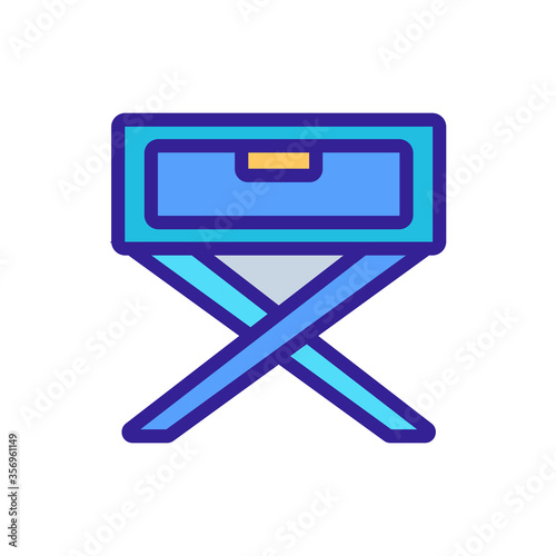 antique nightstand icon vector. antique nightstand sign. isolated color symbol illustration