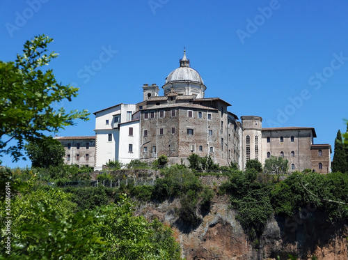 chiesa di san tolomeo a nepi, vista dal basso photo