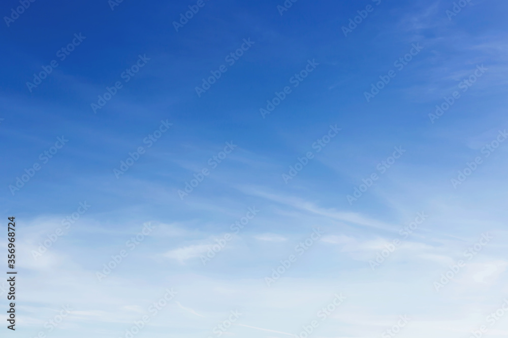 The sky is blue with beautiful clouds. The sky is blue with beautiful clouds.