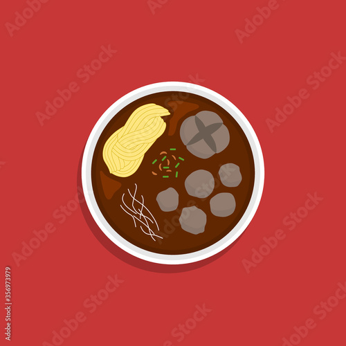 meatballs food flat image