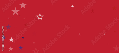 National American Stars Vector Background. USA Veteran's President's Memorial 11th of November Labor Independence 4th of July Day 