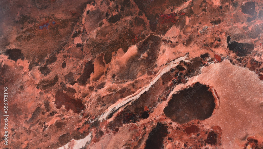 Fototapeta premium Natural drawing on jasper close up