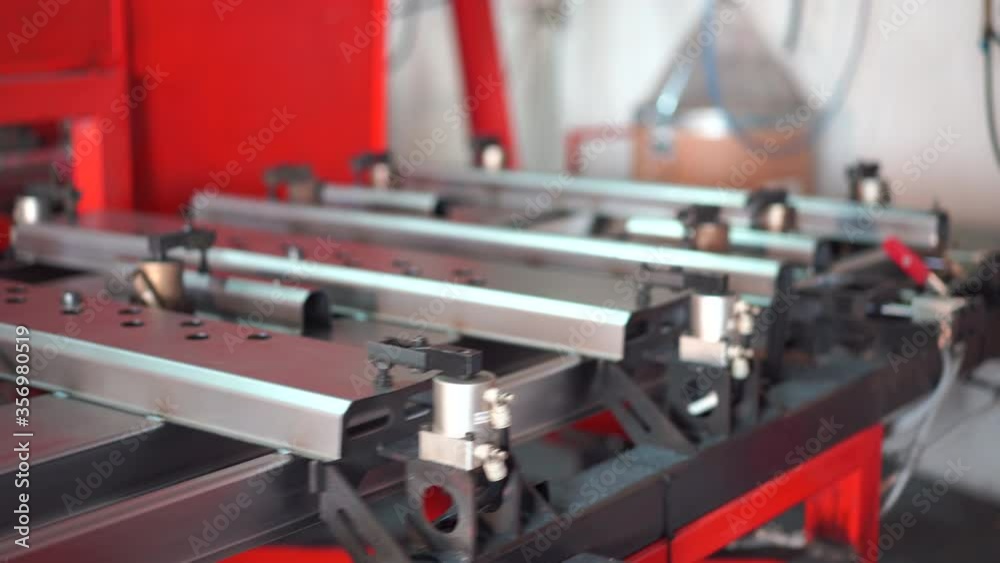 Automation machine production industry at industrial factory Automation machine production industry at industrial factory