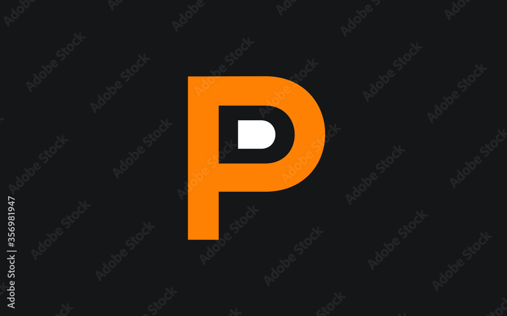 DP or PD Letter Initial Logo Design, Vector Template DP or PD Letter Initial Logo Design, Vector Template