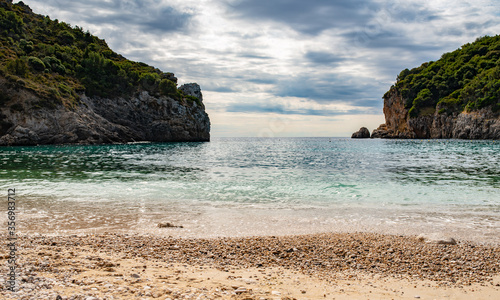 Amazing bay on Corfu island. © YouraPechkin