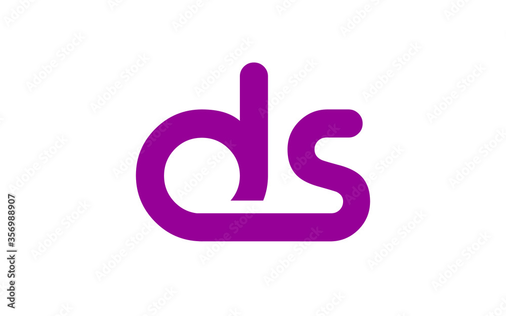 ds or sd Letter Initial Logo Design, Vector Template ds or sd Letter Initial Logo Design, Vector Template