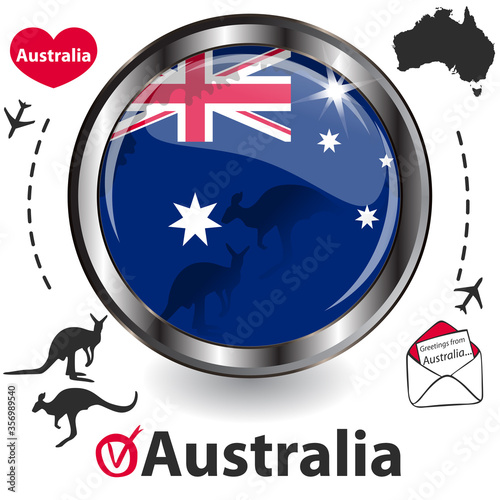 Card with Australia