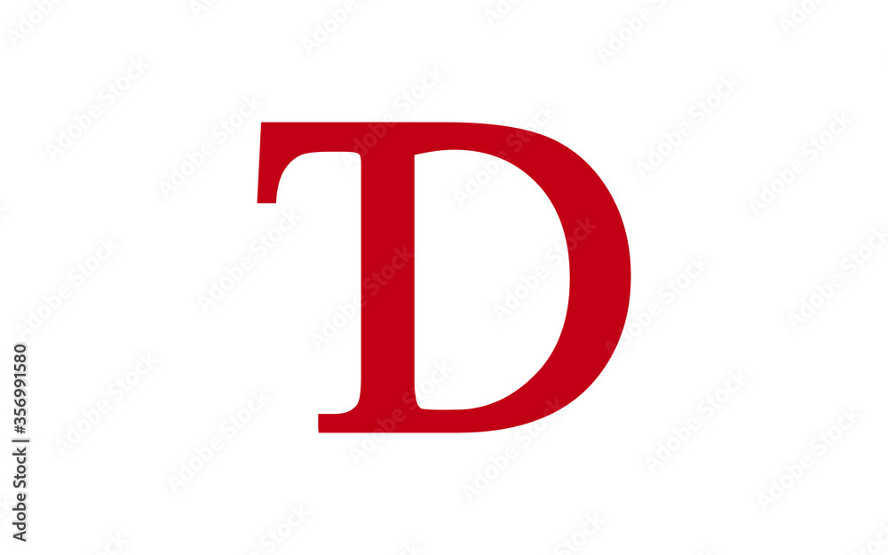 DT or TD Letter Initial Logo Design, Vector Template DT or TD Letter Initial Logo Design, Vector Template