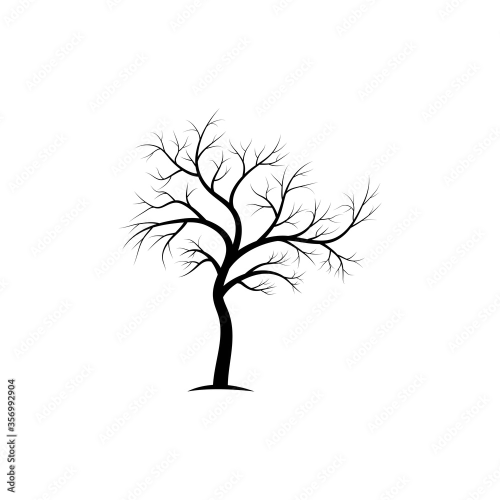 Fototapeta premium Tree icon logo