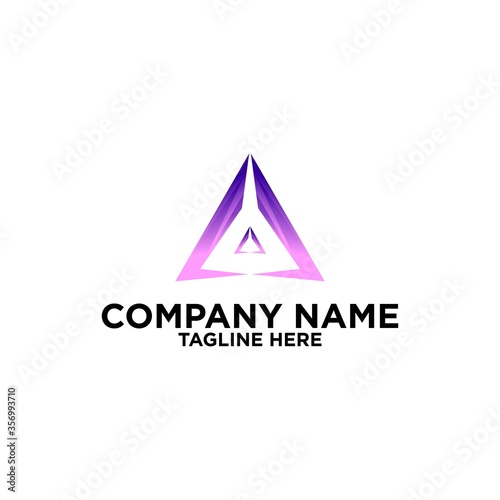 design letter a logo template
