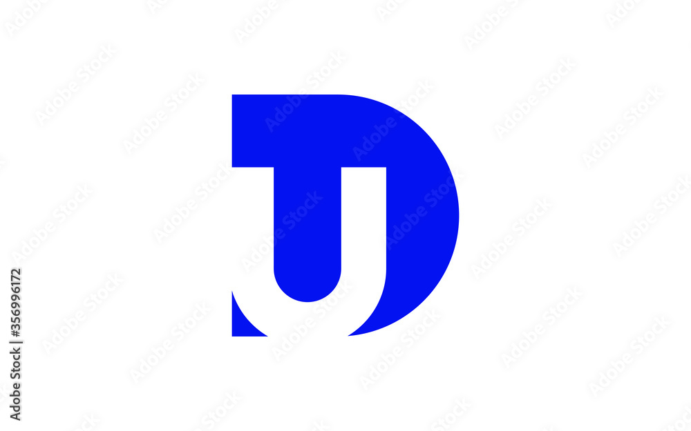 DU or UD Letter Initial Logo Design, Vector Template DU or UD Letter Initial Logo Design, Vector Template