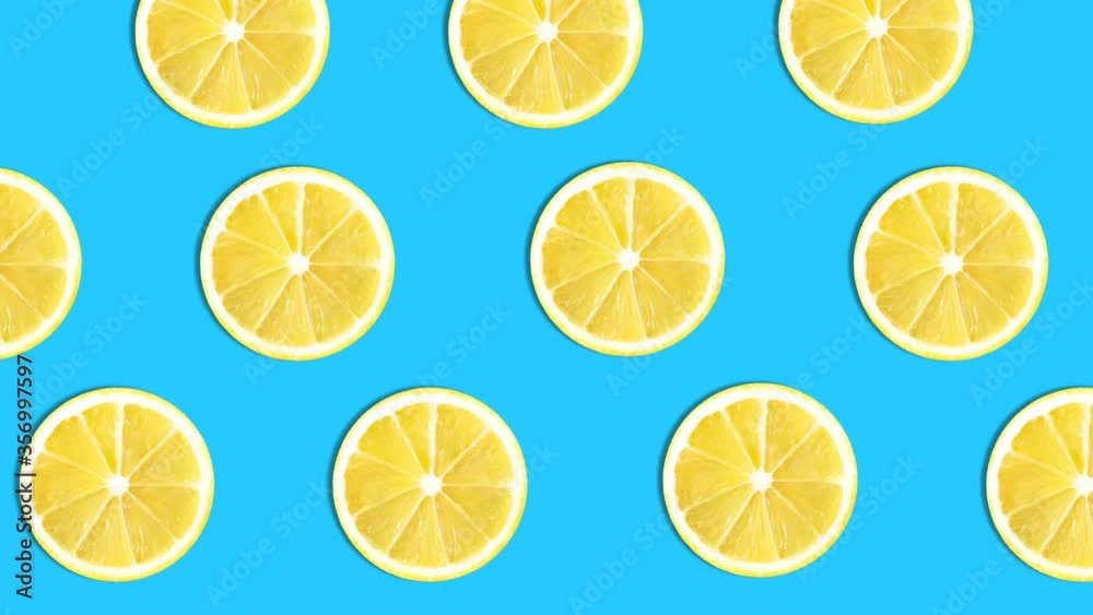 4k. Abstract background. Lemon pattern motion graphics. Summer pattern. Horizontal view. 3840x2160. 4k. Abstract background. Lemon pattern motion graphics. Summer pattern. Horizontal view. 3840x2160.