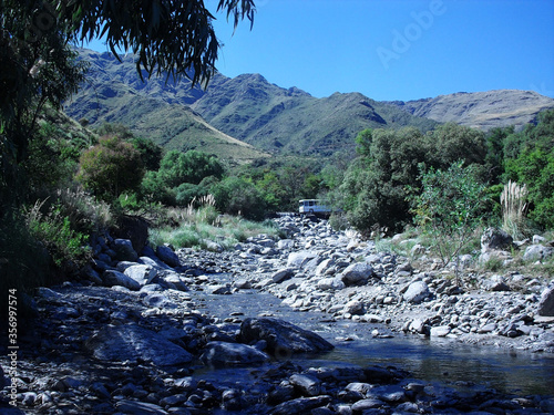 arroyo en la montaña argentina photo