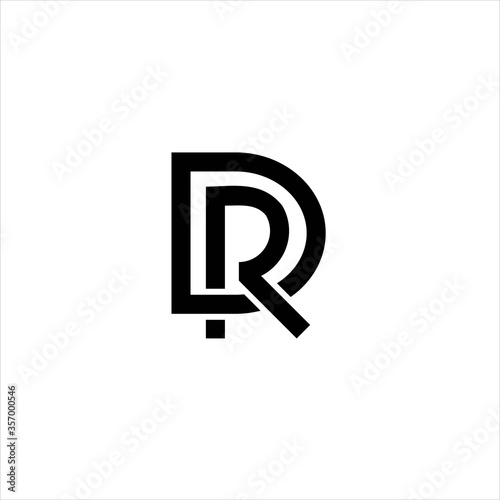 Letter DR logo design vector image , letter dr logo con design template , dr  letter logo icon , logo dr . letter dr logo ,logo rd , logo dr combination 