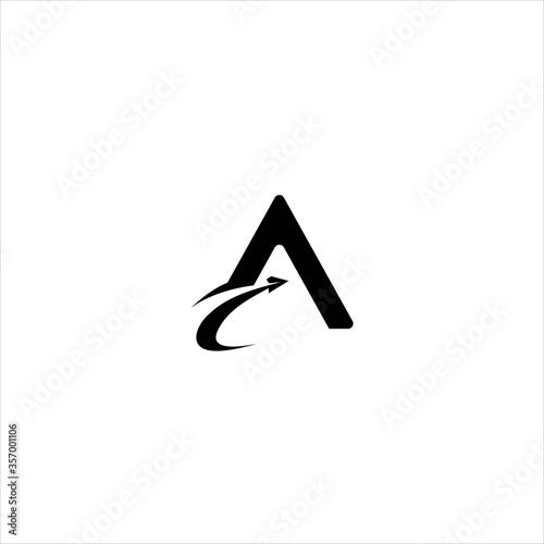 Letter a Rocket logo design vector image , letter a arrow rocket logo , arrow letter A logo , rocket logo letter A , letter a logo arrow
