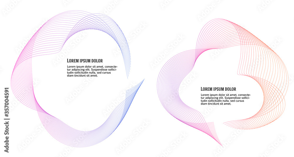 Design elements Creative art frame border many lines twist circle52 Design elements Creative art frame border many lines twist circle52