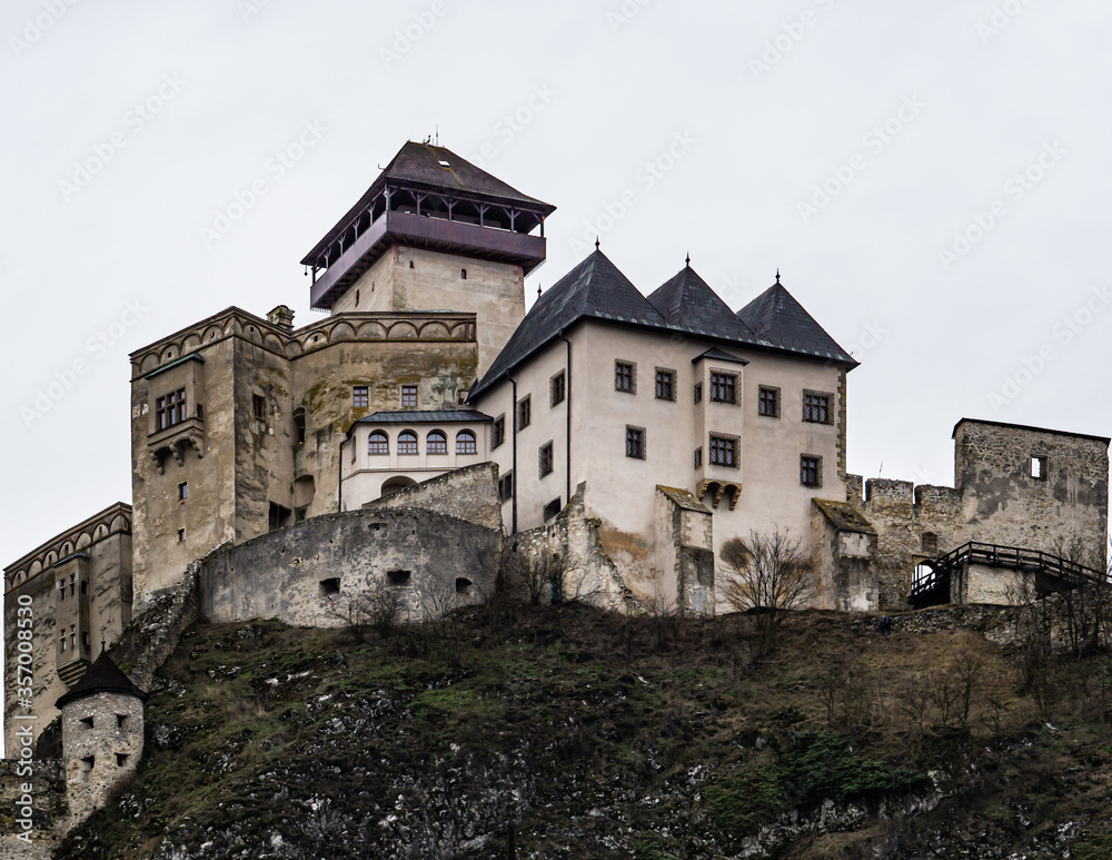 Trencin castle Slovakia