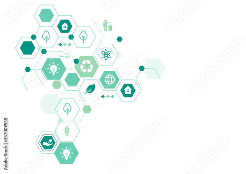 sfondo, icone, geometria, ecologia, natura