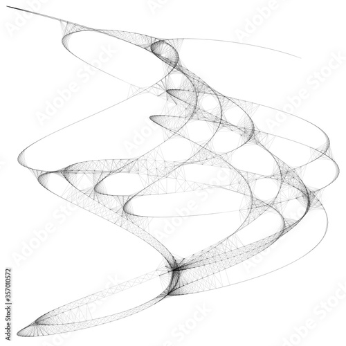 Drawn sketch line art computer generated art