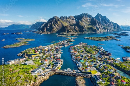 Billede på lærred aerial view