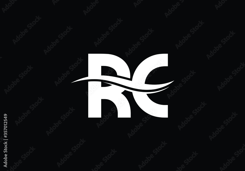 Initial Monogram Letter R C Logo Design Vector Template. R C Letter Logo Design Initial Monogram Letter R C Logo Design Vector Template. R C Letter Logo Design