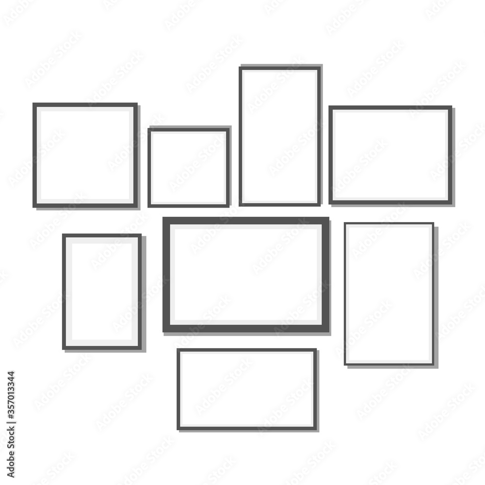 Many frame, black frame blank eps 10 Many frame, black frame blank eps 10