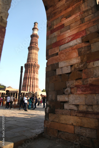 Photography Qutub minar, Delhi Monument Fort Landscape, Historical, New Delhi, India